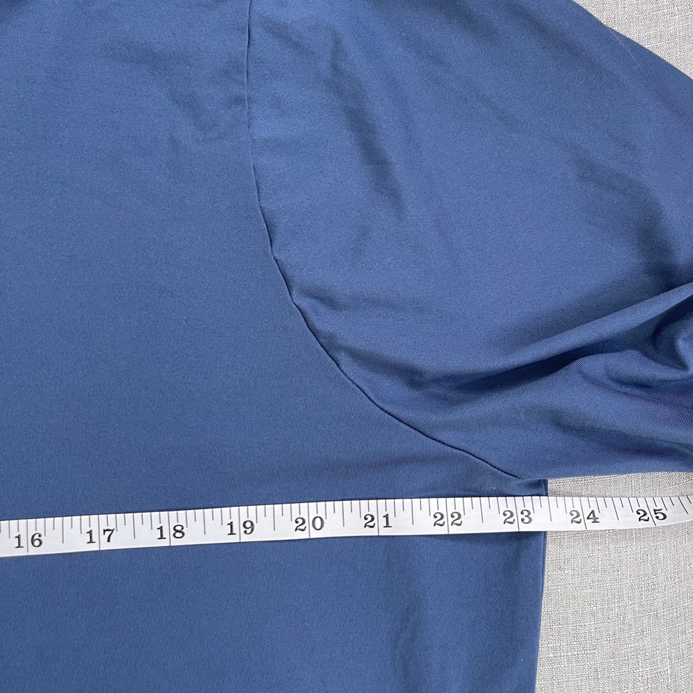 The North Face Dune Sky FlashDry Short Sleeve Polo Mens XL Blue Hiking Active - Picture 7 of 13